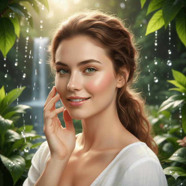 woman with glowing youthful skin representing the benefits of neotonics for the skin gut axis 2025