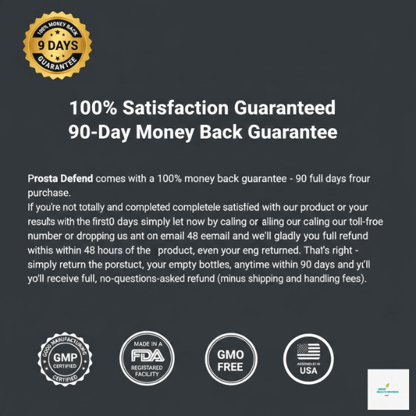 prosta defend 90 day money back guarantee risk free purchase official site