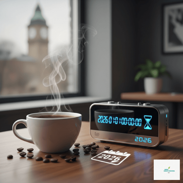 A steaming cup of coffee on a wooden table representing the 2026 coffee loophole morning ritual for weight loss.