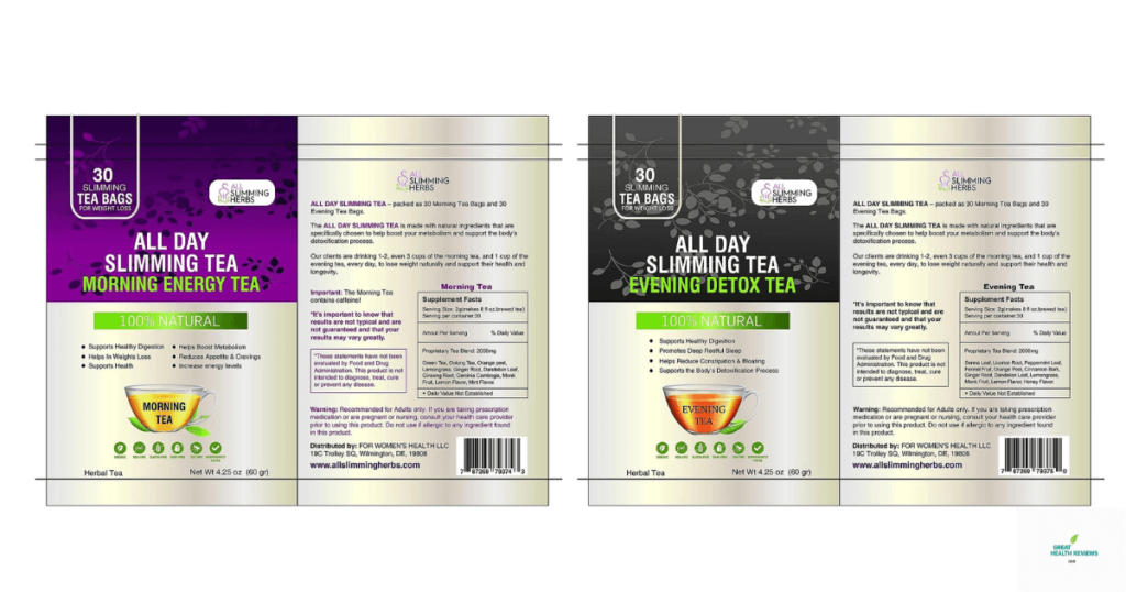 All-day-slimming-tea- Supplement Facts