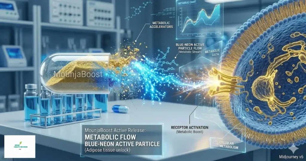 MounjaBoost supplement capsule and natural GLP-1 cellular activation process 2026 audit