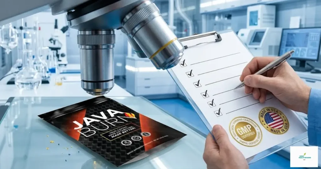 Review 2026: Clinical safety audit of Java Burn focusing on GMP certification and FDA-registered manufacturing compliance under the Carter Brown protocol.